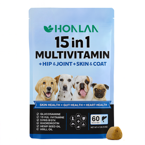 Private Label 15 In 1 Dog Multivitamin Soft Chews Pet Health Care Products And Vitamins Nutritional Supplements - Product Image 2