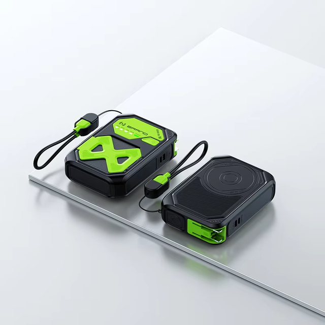 New Stylish 10000mAh Power Bank With Lanyard Portable 22.5W Fast Charging Power Bank With Adapter
