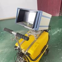 Nouveau détecteur de défauts numérique multicanal FDS FCGT-7B à poussée manuelle sur rail, affichage A/B-scan, positionnement GPS, haute luminosité EL pour voies ferrées