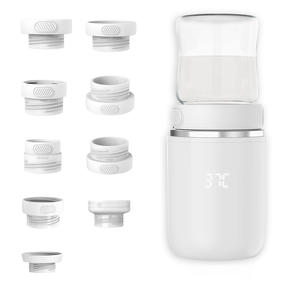 Calentador de biberones móvil <span class=keywords><strong>Nutri</strong></span> con logotipo personalizado, calentador de biberones portátil inalámbrico eléctrico a prueba de fugas con luz nocturna - Product Image 6