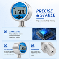 Transmisor de Presión Digital de Alta Precisión, Grado 0.25, Pantalla LCD, Sensor para Control de Tuberías de Bombas de Tratamiento de Agua