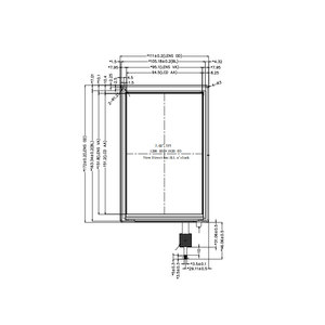 หน้าจอความสว่างสูงขนาด1200x1920 7นิ้ว1300จอแสดงผล LCD MIPI TFT - Product Image 1