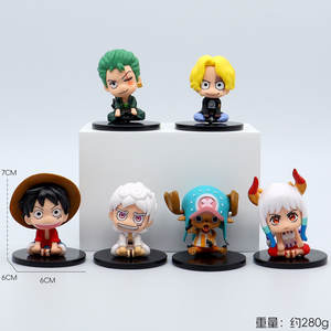 Vente chaude, ensemble Q-version, figurine d'action en une seule pièce, Luffy, Zoro, Ace, Nico <span class=keywords><strong>Robin</strong></span>, Nami, Boa Hancock, jouets en PVC, mini figurine - Product Image 2