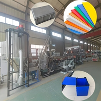 Ligne de production de feuilles de plastique PP PE PVC à économie d'énergie, extrudeuse de panneaux en plastique expansé pour panneaux imperméables de construction