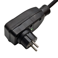 Disjoncteur RCD GFCI standard de l'UE cordon d'alimentation à 3 broches câble de prise de terre Protection contre les fuites automatique électronique grand public