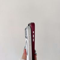 Coque de téléphone en métal avec support magnétique rotatif à effet vague d'eau et protection d'objectif pour iPhone 17 Pro Max 18 Pro Max