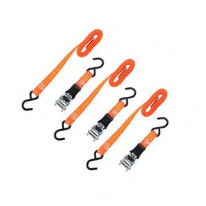 Sangles à cliquet pour moto et <span class=keywords><strong>camion</strong></span>, 1 pouce, polyester, résistance à la rupture de 800 kg, crochets en S, pour fixation - Product Image 6