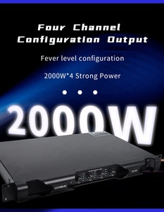Amply kỹ thuật số MIA-DE1300 4*2000W*4Ω 1U, amply công suất 4*2000W <span class=keywords><strong>2</strong></span> kênh, hệ thống âm thanh stereo chuyên nghiệp, amply Class D - Product Image 3