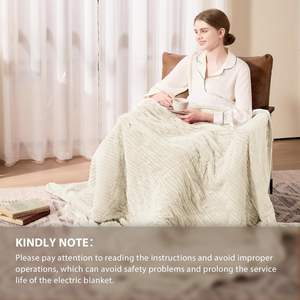 Manta de Piel Sintética de Conejo Extra Gruesa y Cálida de Lujo, Manta Eléctrica Calefactable para Sofá Cama, para Uso Doméstico - Product Image 5