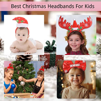 Diadema Navideña de Alta Calidad con Diseño de Ciervo, Ideal para Fiestas Navideñas y Regalos Festivos