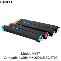 Cartouches de toner compatibles UNICO MX27 MX45 pour imprimante laser Sharp MX-2000 2300 2700 3500 3501 4500 4501