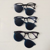 Gafas de Sol Polarizadas con Clip UV400 de Acetato de Alta Gama, Estilo ASST, Disponibles en Stock, Montura Óptica de Acetato, Gafas de Acetato de Diseño Aleatorio