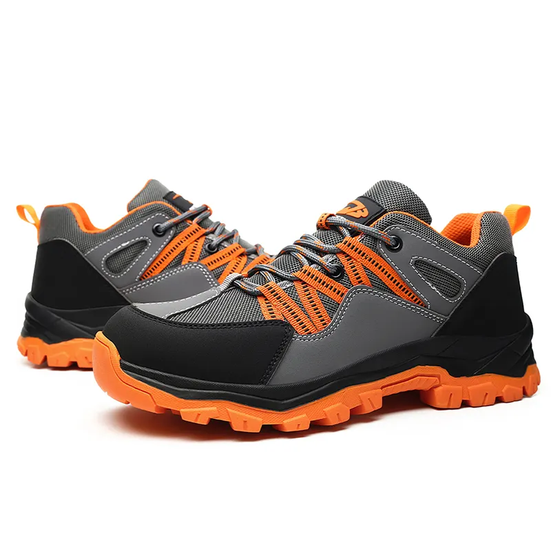 新しい革構造レッドウィングコンポジットラーンマーンキッチンタイガーレースなしAcier Orteil Punta Steel Toe Safety Shoes