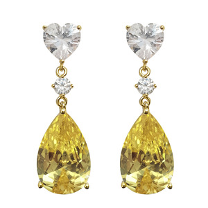 Orecchini a Goccia a Forma di Pera per Donne, Accessori per Orecchie Semplici e alla Moda per Uso Quotidiano - Product Image 2