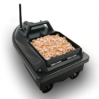 Flytec Nouveau Bateau Appât RC Mini V805, Charge Utile 1,5 kg, Croisière Automatique, Portée 500 m, Bateau Appât RC Intelligent pour Carpes, Haute Vitesse avec Fonctionnalités Complètes