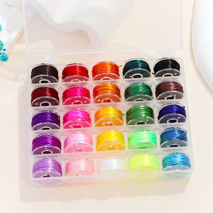 Elastic Cord 25 Color Set Boxed <b>Beading</b> <b>Thread</b> For Jewelry Making DIY Accessories - Product Image 1