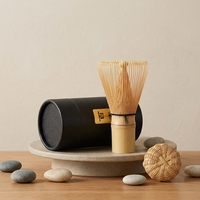 Support/Support de fouet à matcha de style japonais haut de gamme Newell, fouet en bambou, cuillère en céramique, qualité alimentaire, pour cérémonie du thé