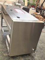 Volledig automatische industriële aardappelwas- en schilmachine/hot sale commerciële fruit- en groentewasmachine