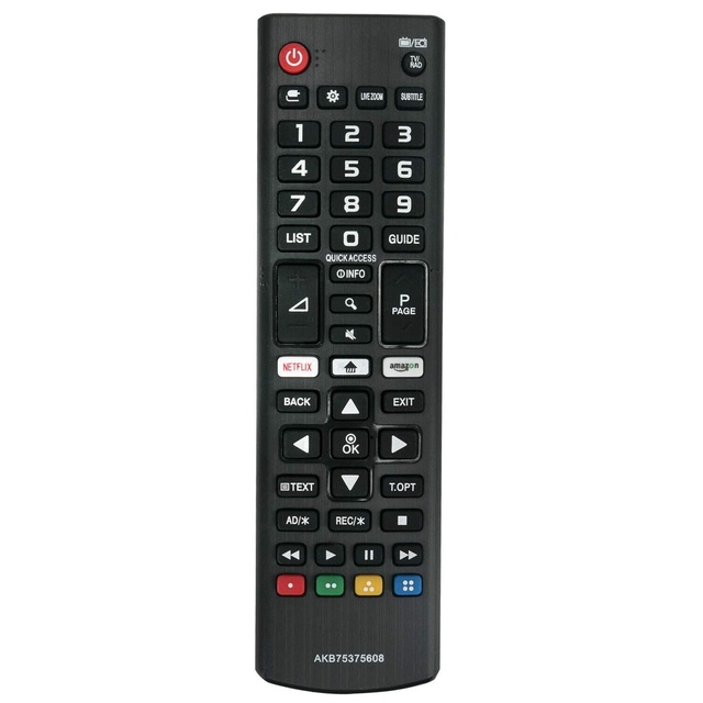 AKB75375608 Replacement Remote Control Fit for LG TV AKB75375608 Universal Smart TV Remote No Setup Required