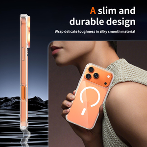 Trong kho iPhone 17 Pro Max trường hợp điện thoại từ trường hợp trong suốt rõ ràng điện thoại di động Trường hợp bền chống sốc điện thoại di động Trường hợp bìa - Product Image 6