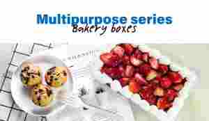 Caja de embalaje de PET de plástico desechable transparente de 52oz, reciclable y ecológica para pasteles, pan y alimentos - Product Image 4