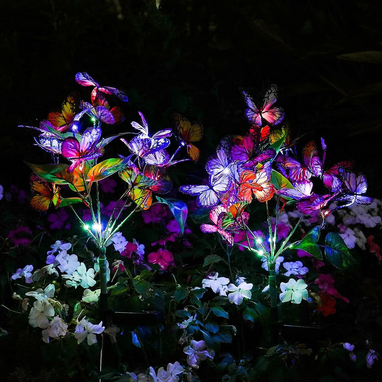 Luci a corda solari a farfalla per esterni Decorazioni da giardino