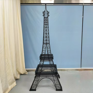 LUCKYGOODS Bán Hot Chất Lượng Cao 2M Cao Lớn Trang Trí Đám Cưới Kim Loại Eiffel Tower TY210521-1 - Product Image 4
