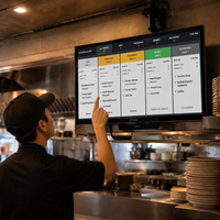 Système de gestion des commandes Android KDS 21,5 pouces pour cuisine commerciale, restauration, OEM ODM