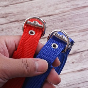 <b>Dog</b> <b>Collar</b> Nylon Adjustable Solid Color For Small Medium Large <b>Dogs</b> Pet Neck <b>Collar</b> With Metal Buckle And D Ring - Product Image 2
