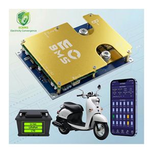 ECBMS 96s 20s 17s 12v <span class=keywords><strong>96v</strong></span> 100a 120a DIY <span class=keywords><strong>BMS</strong></span> LiFePO4 Li-ion 18650 Çift Sıcaklık Sensörlü Uygulama Kontrollü UART Pil Sistemi Elektrik - Product Image 1