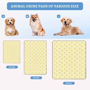 Almohadillas Lavables para Perros, Antideslizantes y a Prueba de Fugas, Tapete de Entrenamiento para Cachorros, para Corralitos, Jaulas y Camas - Product Image 5