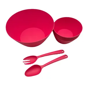 RPET Dinnerware Sets Kids Adults Bowls Plate Cup Tableware Recycled Plastic Tableware