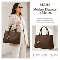 Sac fourre-tout de luxe pour femme SEMIA, style japonais, haute qualité, sac à bandoulière classique, grande capacité