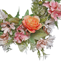 Natuurlijke kunststof chrysanthemum hangende kunstbloemen deurkransen romantische zijden bloemen Halloween lange levensduur binnen/buiten