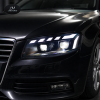 Phare avant Audi A4 2009-2012 avec feux de jour bleus à LED séquentiels et clignotants pour A4 B8