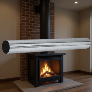 Tuyau de cheminée WC 250 mm de longueur, 32 mm de diamètre, sans rosette, pièces de cheminée - Product Image 2