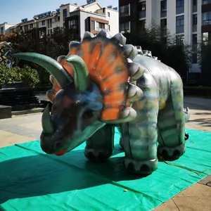 Decorazione gonfiabile all'aperto Moscot animali modello statua gigante dinosauro gonfiabile