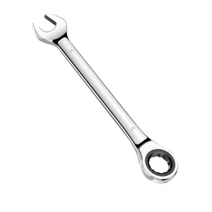 High Quality CR-V Combination Spanner Double Ring Fixed Open End Fixed Ratchet Wrench