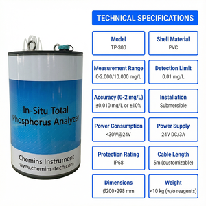 Онлайн-анализатор общего фосфора/азота/аммиачного азота/перманганата для мониторинга и тестирования качества воды, 1 год гарантии - Product Image 3