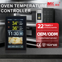 Suku Cadang Oven Komersial MK5L08-08 Papan Kontrol Sentuh Pengatur Suhu Multibahasa 50 Menu Preset