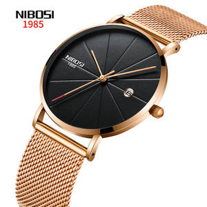 50 Pezzi Orologio NIBOSI 2321 Personalizzato con Logo, 40mm Unisex Ultra Sottile IP Blu Minimalista per Uomo - Product Image 2