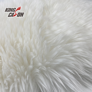 KINGCASON Fabricant en gros 100% polyester Tissu en fausse fourrure moelleux et luxueux de couleur personnalisée pour la <span class=keywords><strong>barbe</strong></span> du Père Noël - Product Image 4