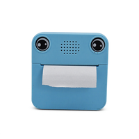 58mm Printer Termal Portabel dengan Layar LCD Mini AI Thermal Printer untuk Pencetakan Suara/Foto/Teks/Gambar