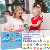 Nouveaux produits uniques fête des enfants anniversaire thanksgiving jour meilleur moussant naturel fantaisie mignon en forme de jouets drôles ensemble de bombes de bain