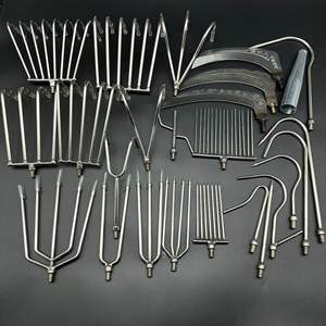 ชุดอุปกรณ์ตกปลาสแตนเลส พร้อมใบมีดตัดวัชพืช ตะขอเกี่ยว คีมหนีบ และฉมวก สำหรับตกปลาในน้ำจืด ใช้สำหรับตัด คีบ และเกี่ยว - Product Image 1