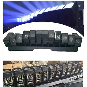 Luz de <span class=keywords><strong>onda</strong></span> de alta calidad 12 Uds * 60W para haz de cabeza móvil RGB LED escenario DJ luces DMX512 para conciertos espectáculos en vivo bares clubes nocturnos - Product Image 2