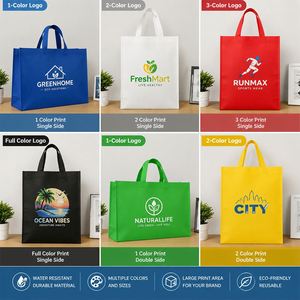 Sac fourre-tout non tissé personnalisé avec logo imprimé pour événements professionnels et shopping – Offre promotionnelle en gros - Product Image 4
