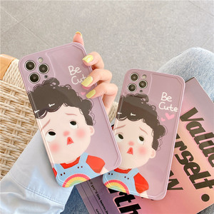 Étui de téléphone holographique personnalisé smiley, coque de téléphone rose pour garçons et appareil photo, pour <span class=keywords><strong>iphone</strong></span> 12 - Product Image 2