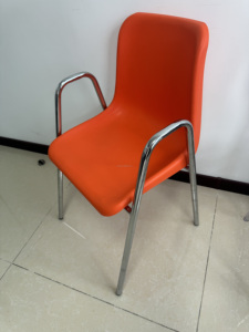 Sillón Moderno de Plástico PP con Patas de Metal, Sillón Comercial - Product Image 5