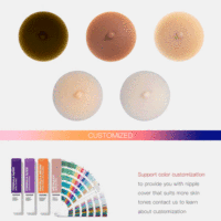 Nouvelles Tendances Cache-tétons Adhésifs Réutilisables en Silicone Effet Naturel pour Décoration Sexy et Accessoires Intimes